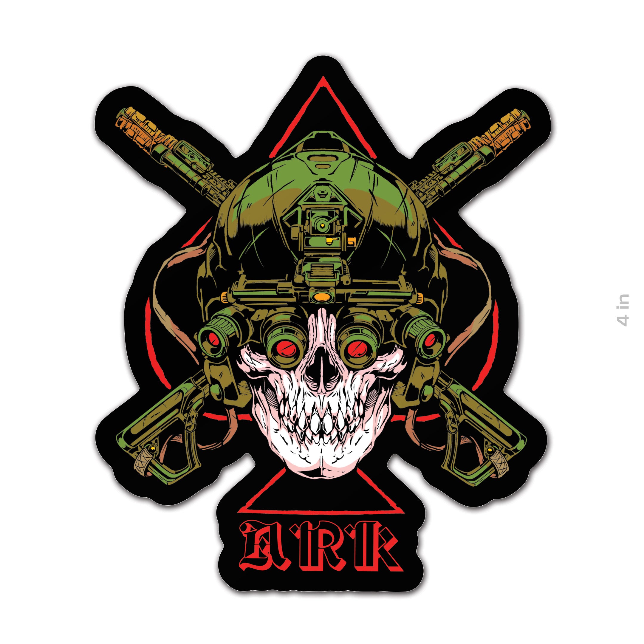 Red Operator Sticker